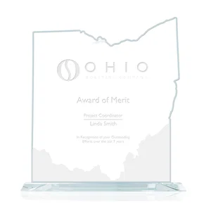 Jade Glass Ohio State Map Award