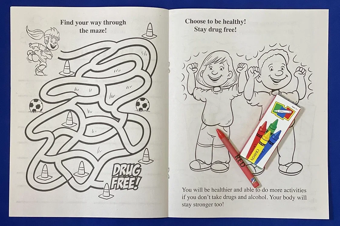 Stay Drug Free Coloring Book — view 3