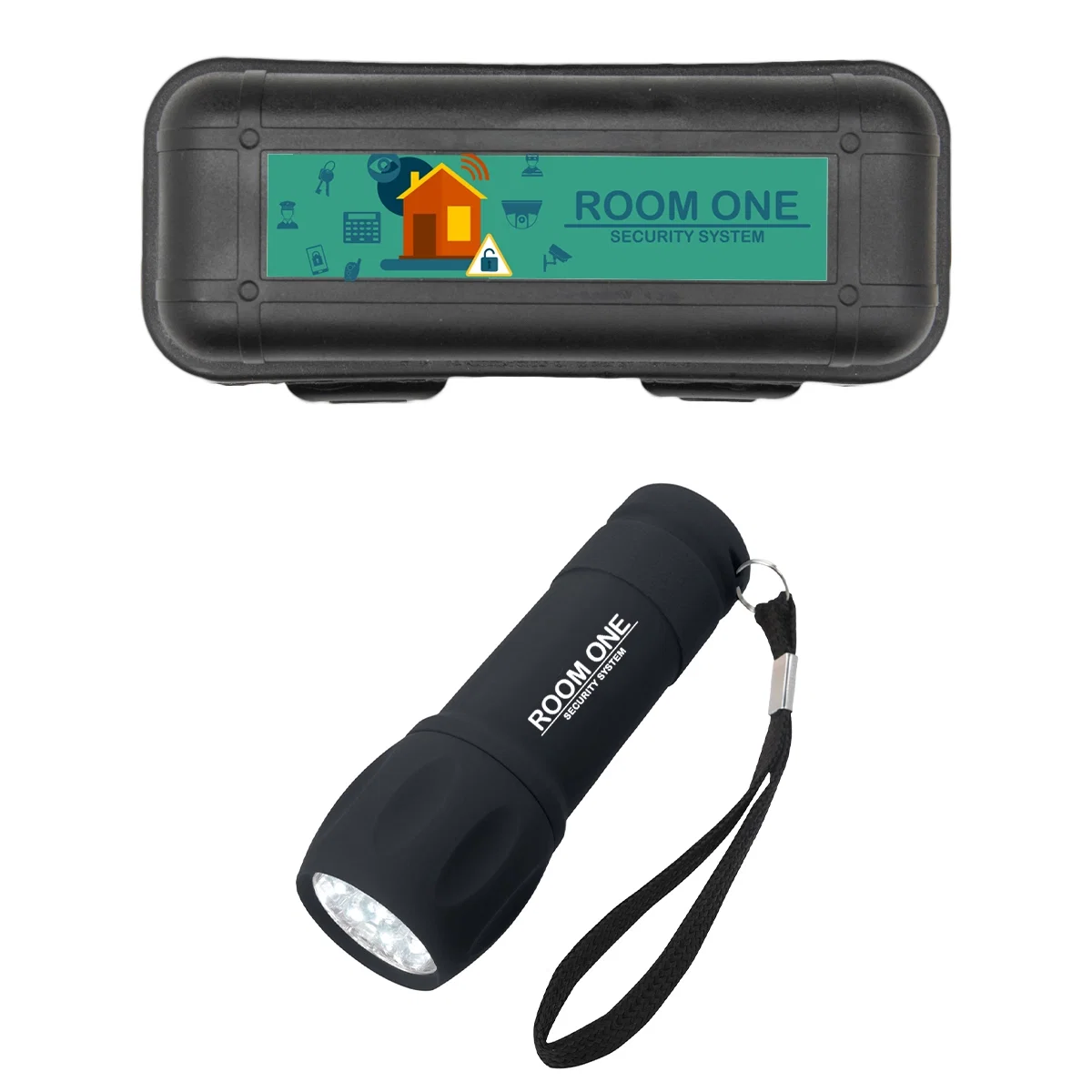 Yellow variant of the compact emergency light kit