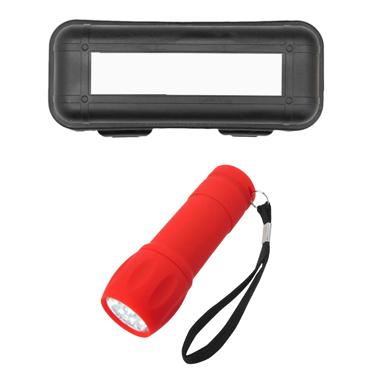 Barrel detail on the light where a logo can be added