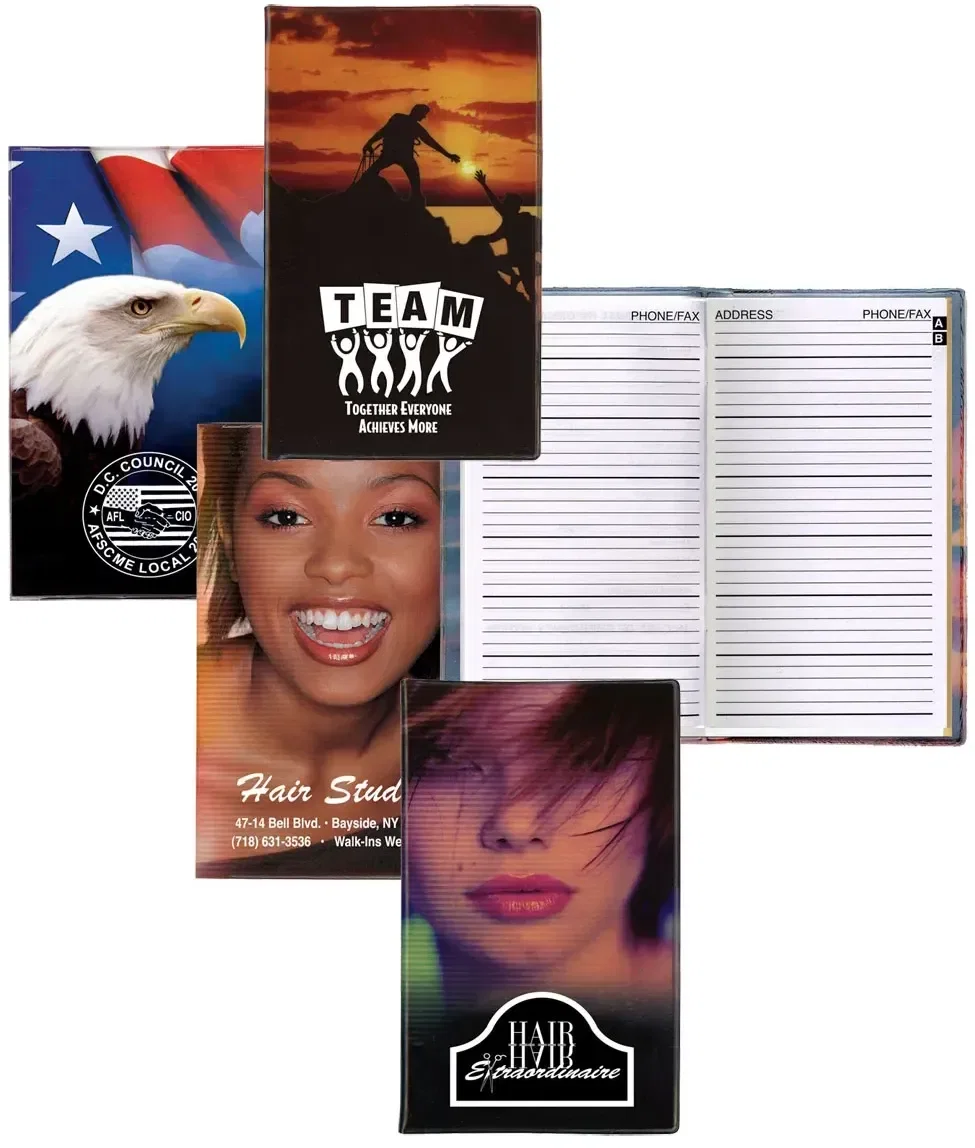 Custom Vinyl Cover Address Book — view 3