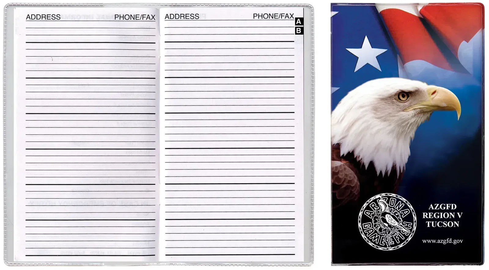Custom Vinyl Cover Address Book — view 4