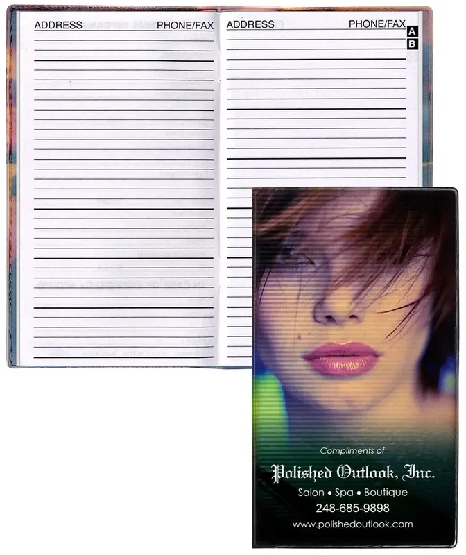 Custom Vinyl Cover Address Book — view 6