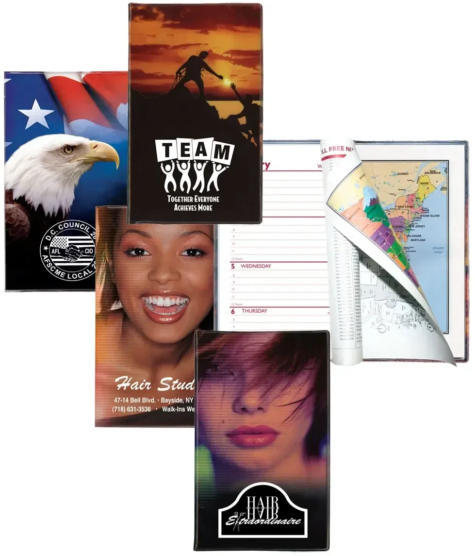 Custom Logo Vinyl Weekly Planner — view 3