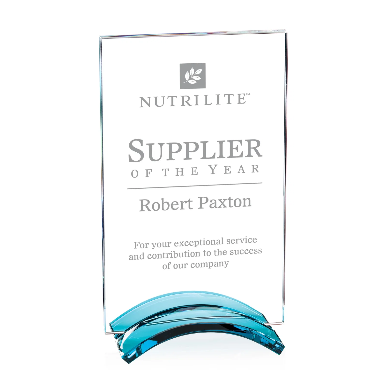 Custom Branded Stoic Award for Business Recognition — view 2