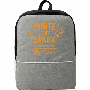 Stone Non-Woven Backpack with Padded Shoulder Straps