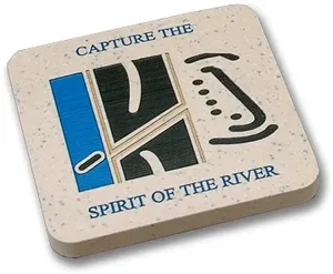 Custom Printed Stonecast Square Coaster