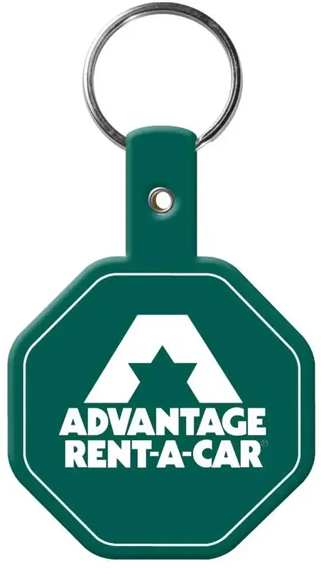 Custom Stop Sign Key Tag — view 3