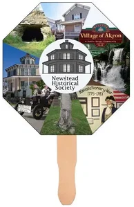 Stop Sign Shape Hand Fan