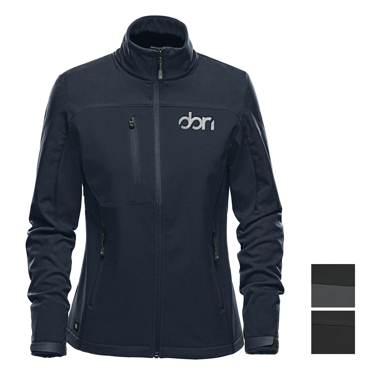 Front placket shown closed from collar to hem