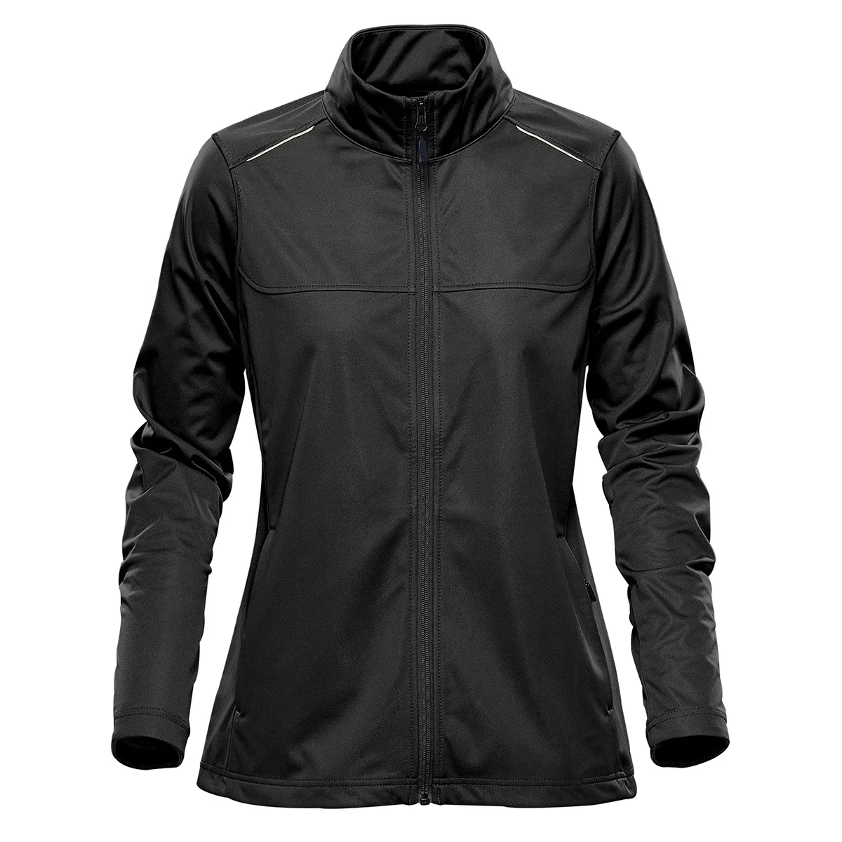 Profile view of the Greenwich lightweight softshell taken at eye level