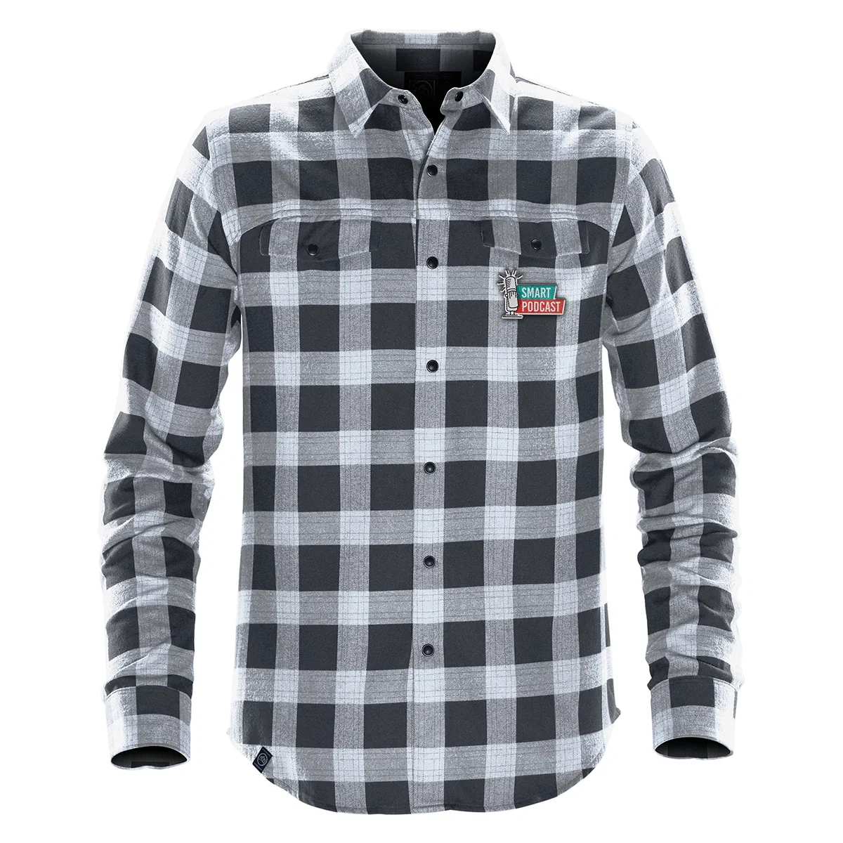Fit and drape of the shirt judged from a distance