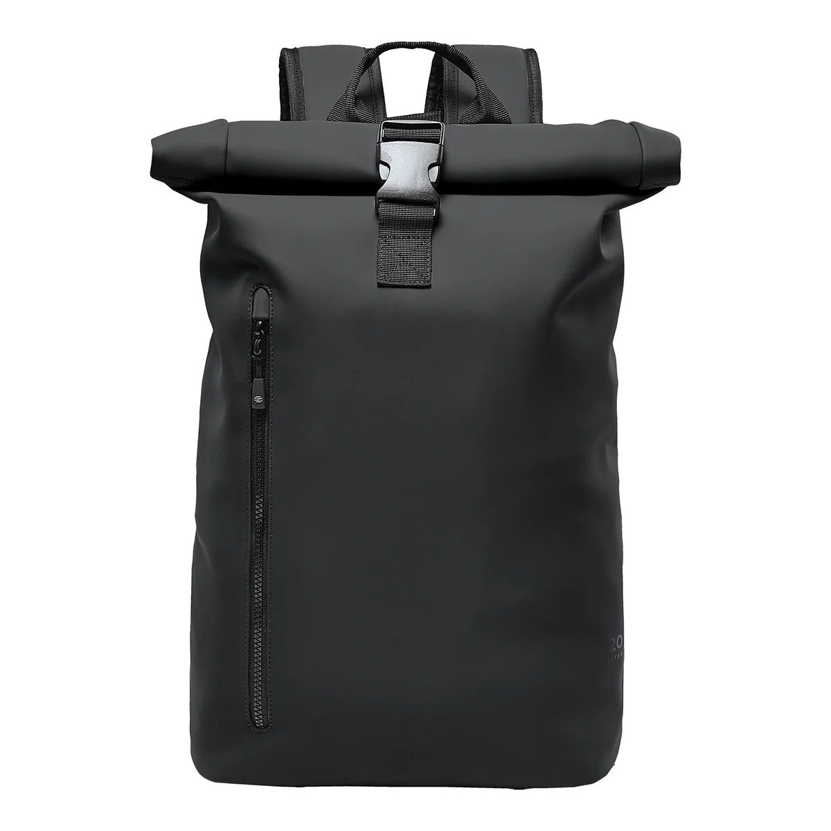 Shoulder straps and back panel viewed from behind