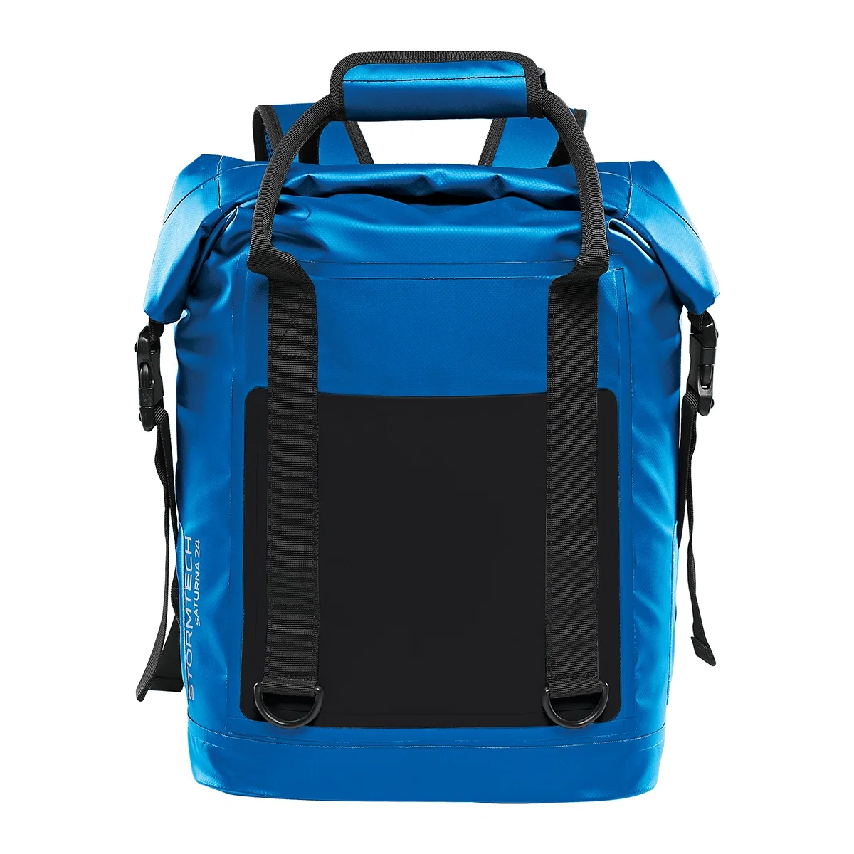 Shoulder strap runs across the side of the bag