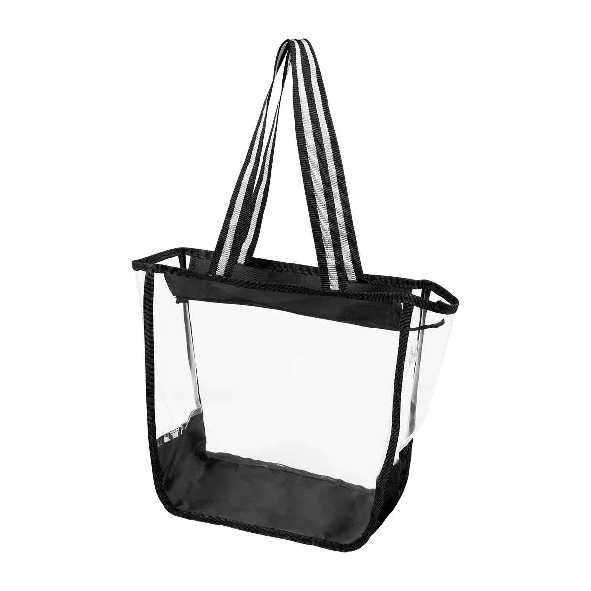 Carried by the straps on the way into a stadium
