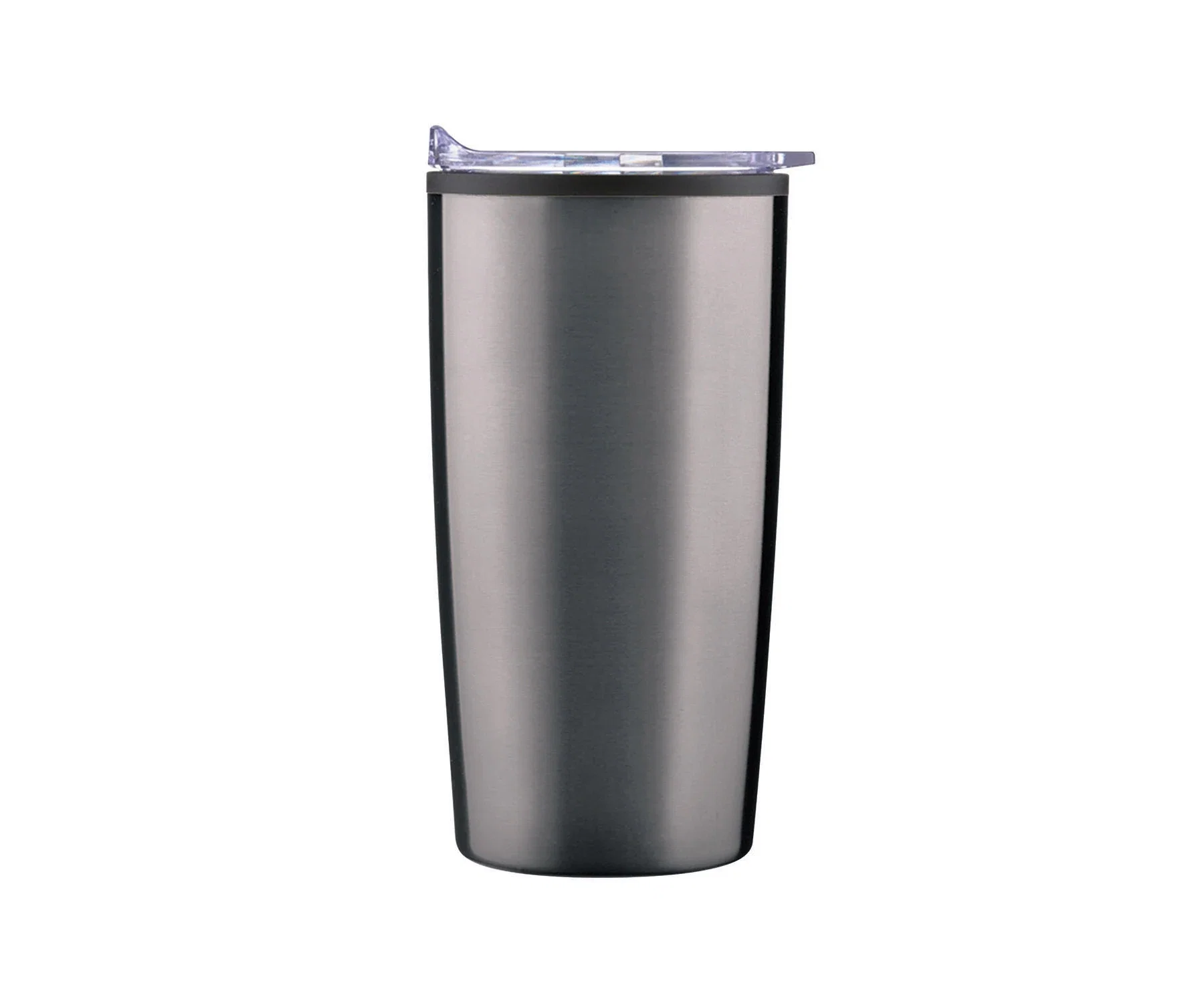 Straight 20 oz. Slide-Lid Tumbler. Stainless steel 20 oz slide-lid travel tumbler for corporate gifting, view 3