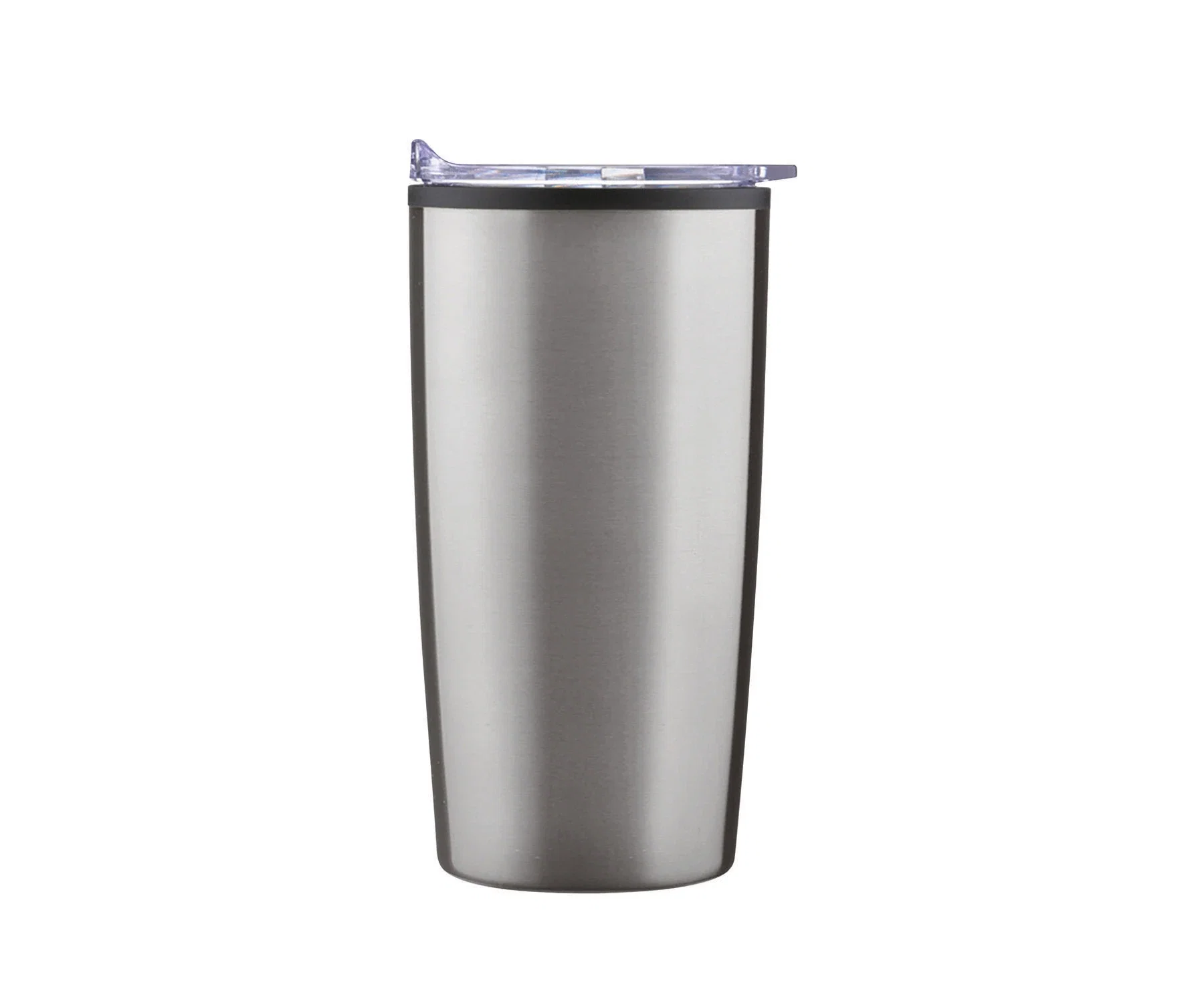 Straight 20 oz. Slide-Lid Tumbler. Stainless steel 20 oz slide-lid travel tumbler for corporate gifting, view 4
