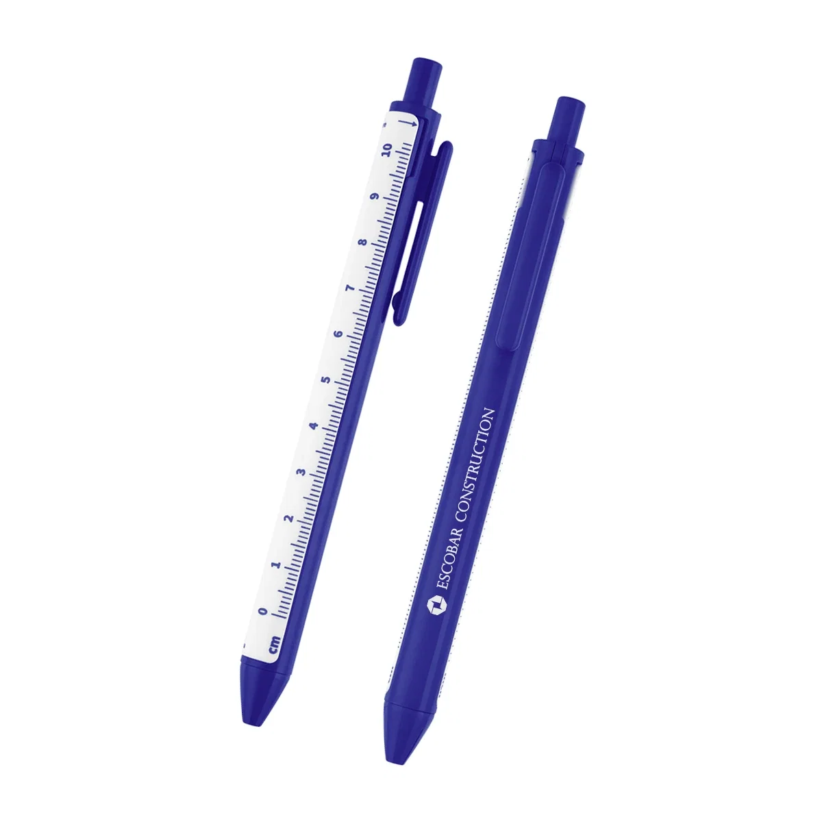 Ruler markings printed down the side of the pen