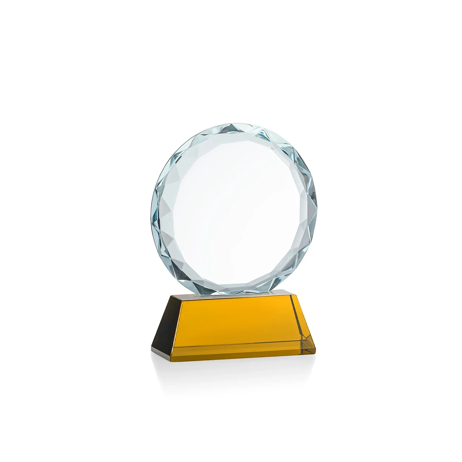 Promotional Optical Crystal Faceted Gemstone Award with Prismatic Finish, awards, with your logo for team milestone celebrations
