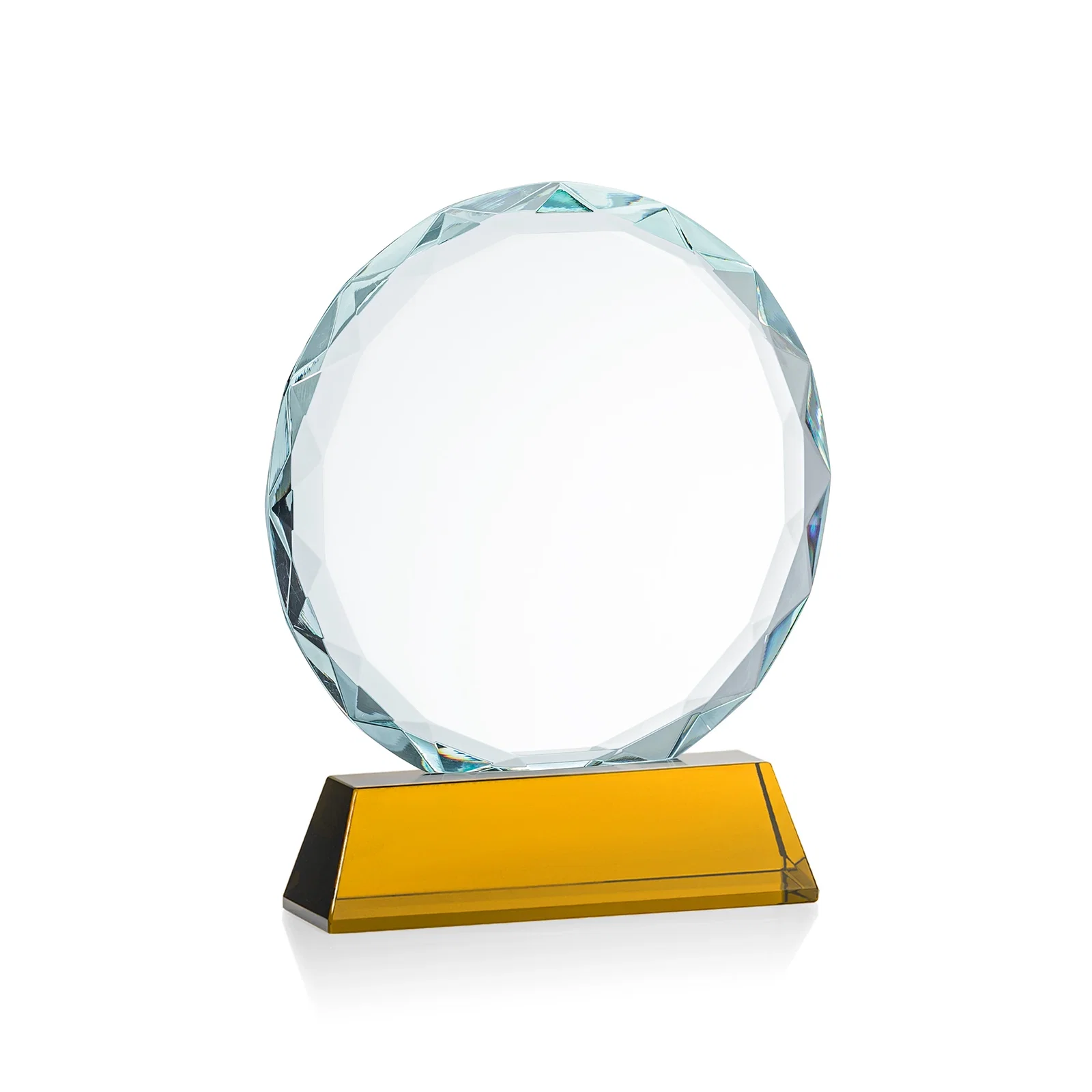 Promotional Optical Crystal Faceted Gemstone Award with Prismatic Finish, awards, with your logo for graduation ceremonies