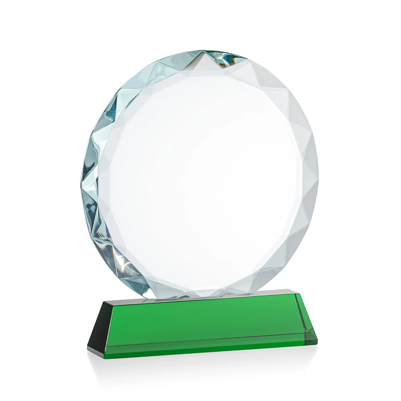 Branded Optical Crystal Faceted Gemstone Award with Prismatic Finish, awards, with your logo for corporate award ceremonies