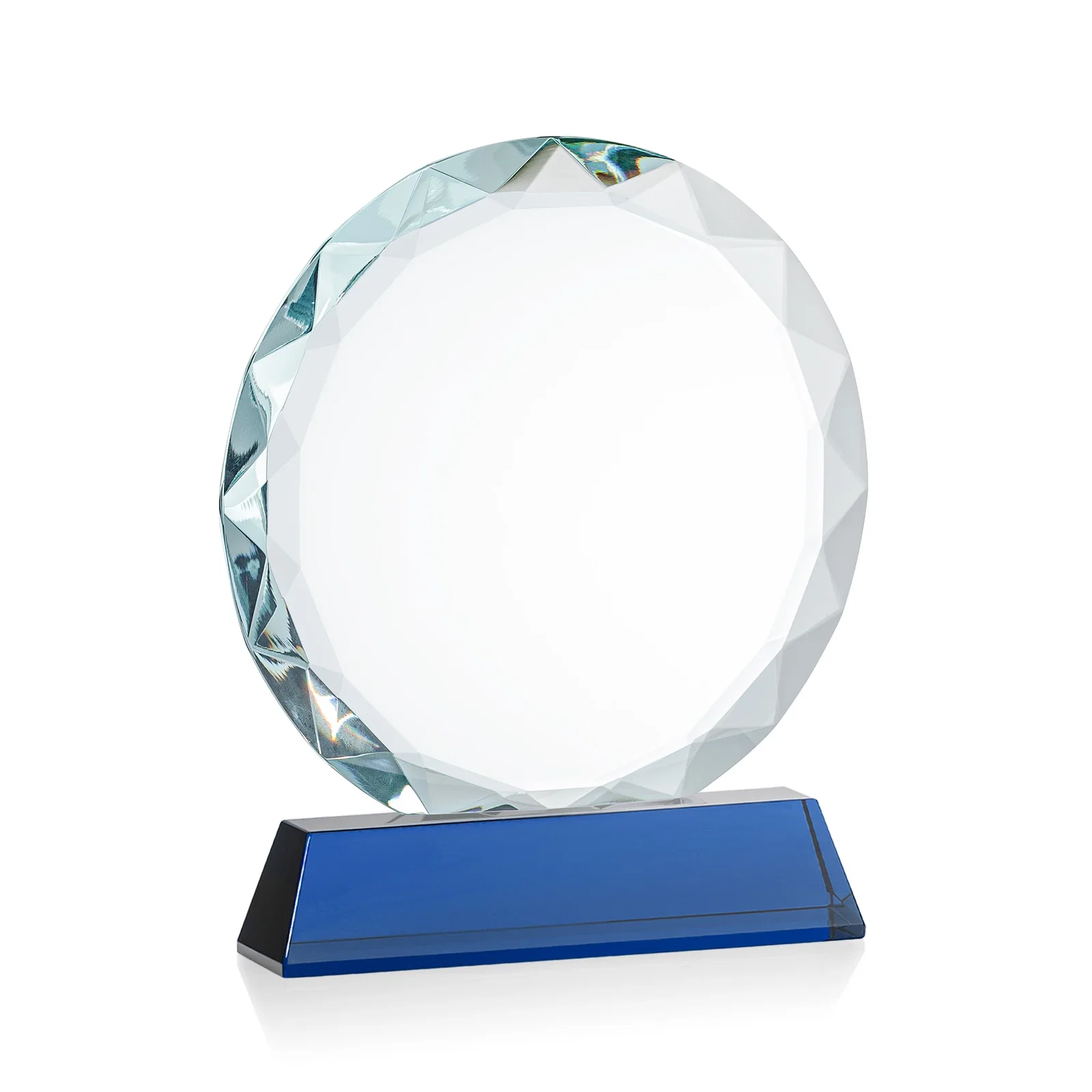 Branded Optical Crystal Faceted Gemstone Award with Prismatic Finish, awards, with your logo for dealer and partner awards