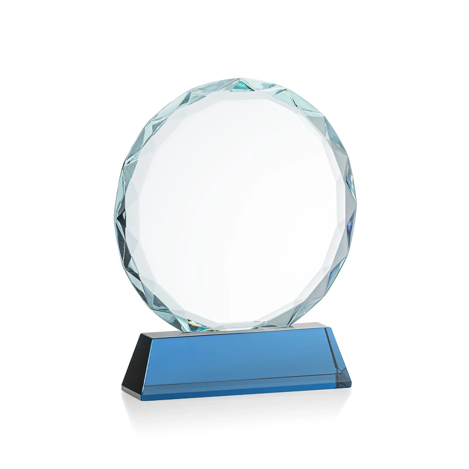 Custom printed Optical Crystal Faceted Gemstone Award with Prismatic Finish, awards, with your logo for graduation ceremonies