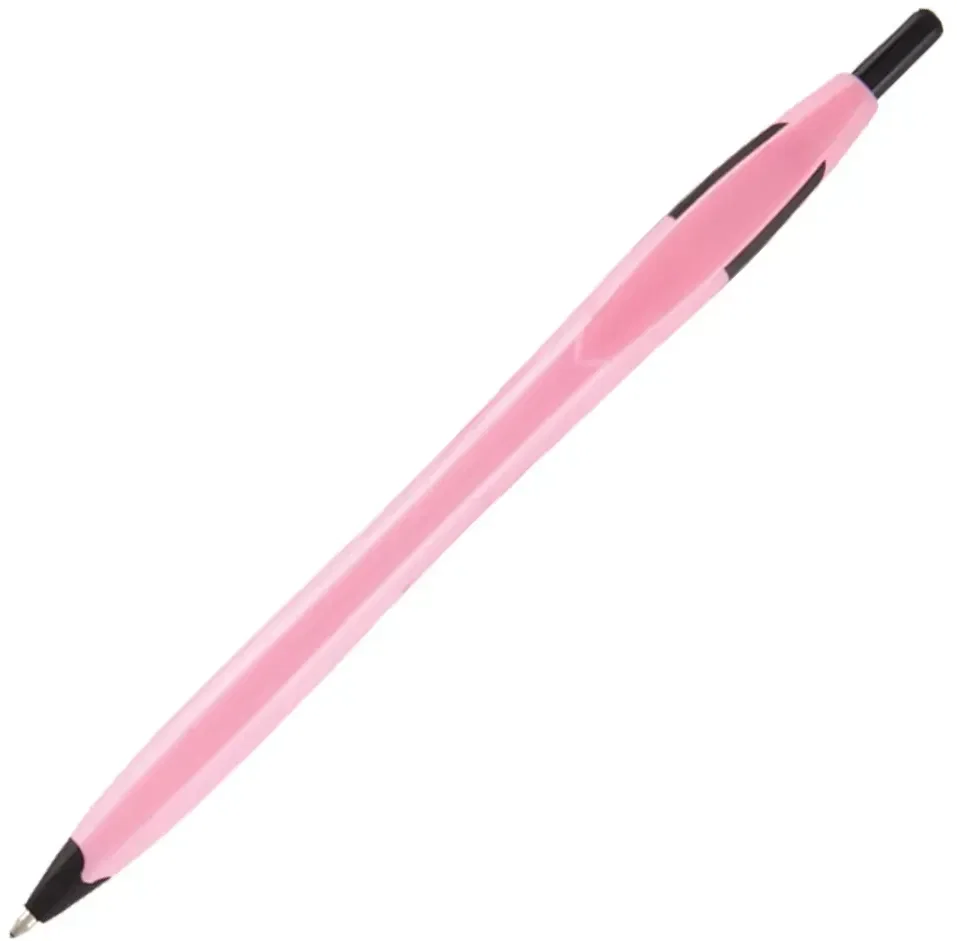 Stratus Pen w/ Bright Contoured Barrel & Black Trim (Black Ink) — view 4