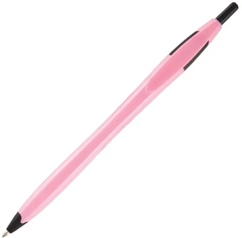 Stratus Pen w/ Bright Contoured Barrel & Black Trim (Black Ink) — view 4