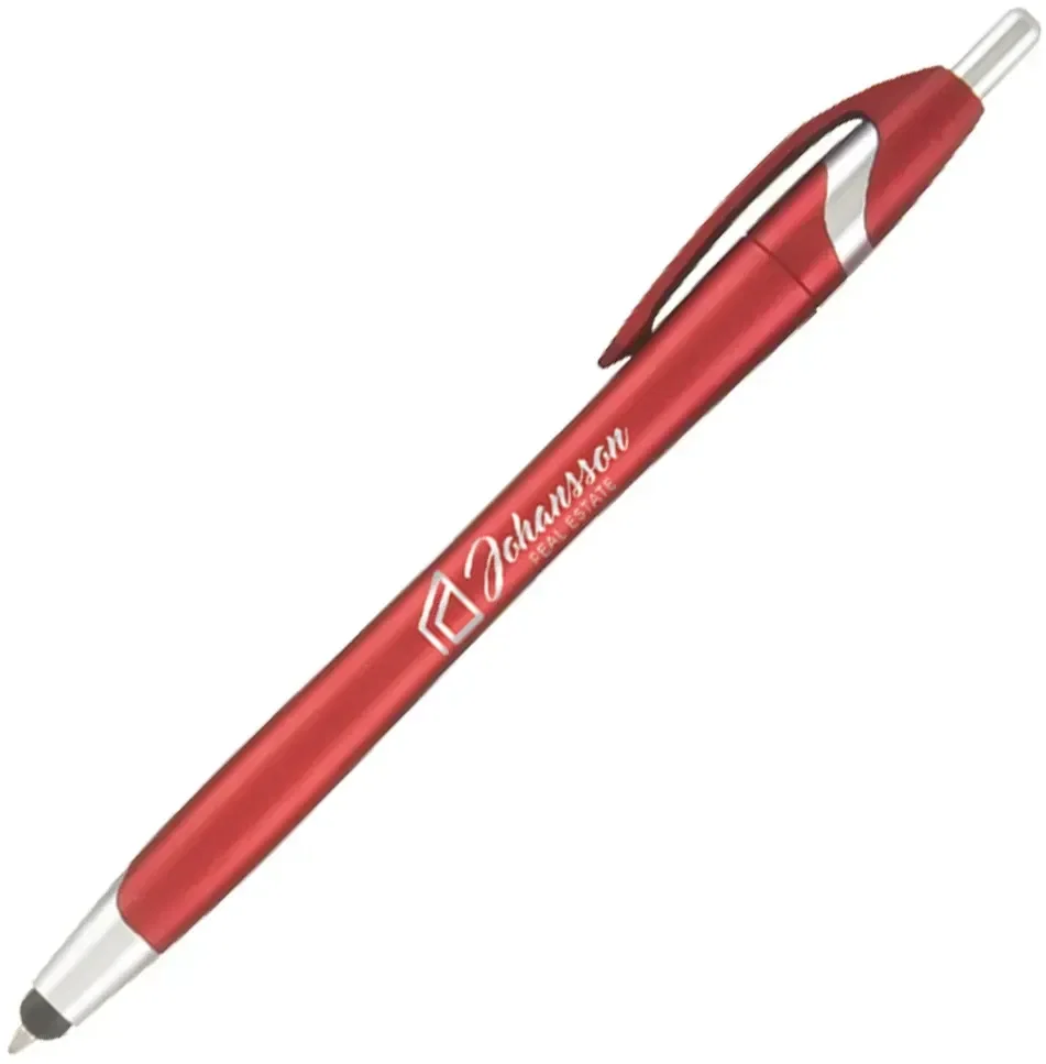 Stratus Metallic with Stylus Click Pen (Black or Blue Ink) — view 2