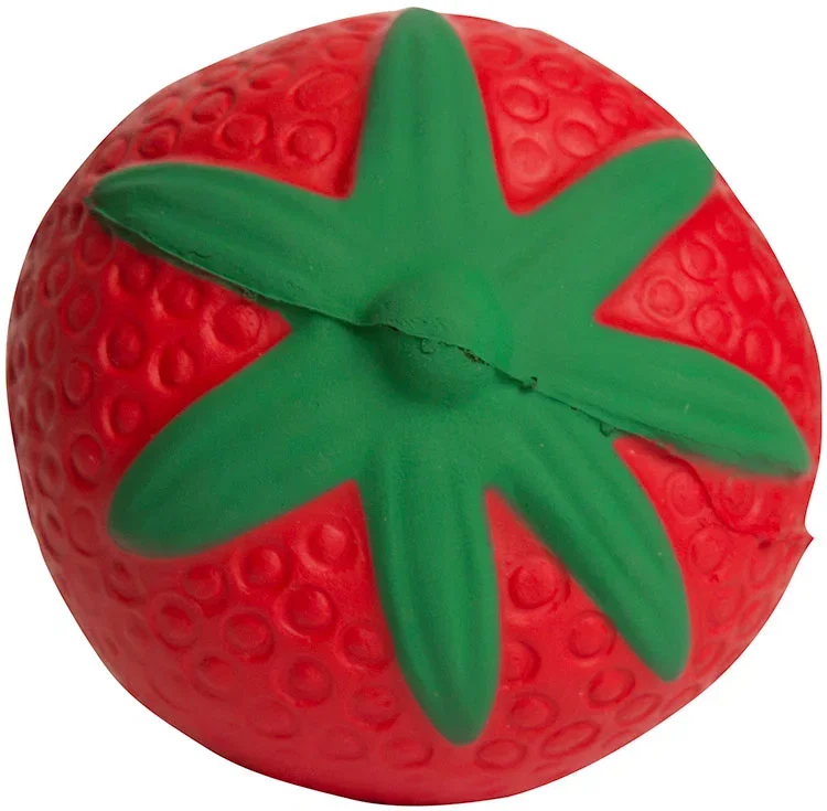 Logo Strawberry Stress Reliever — view 2