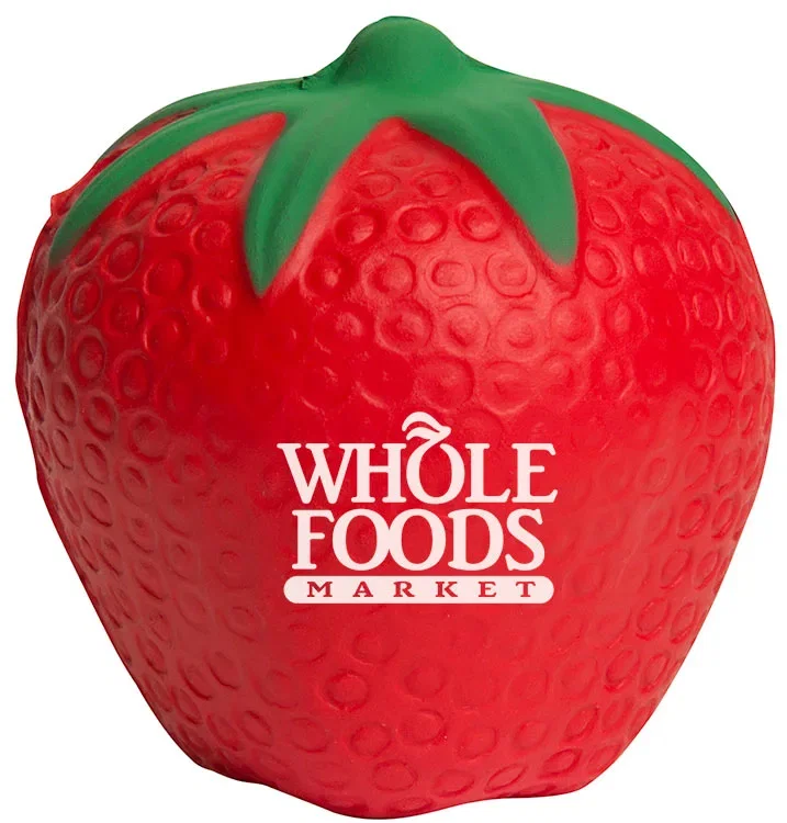 Logo Strawberry Stress Reliever — view 1