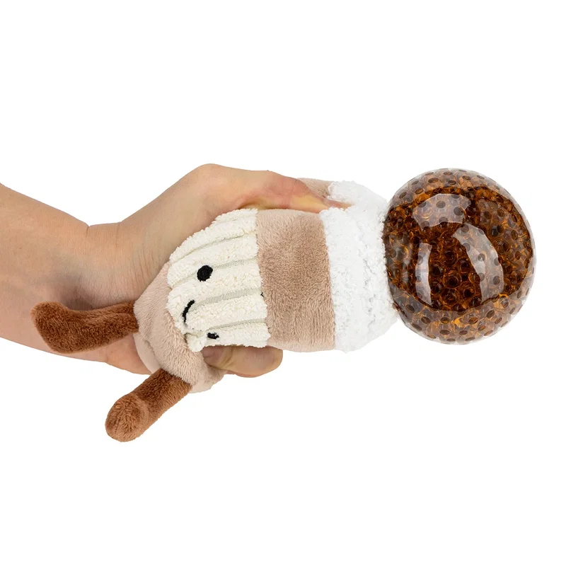 Stress Busters branded plush stress reliever style shown in hand