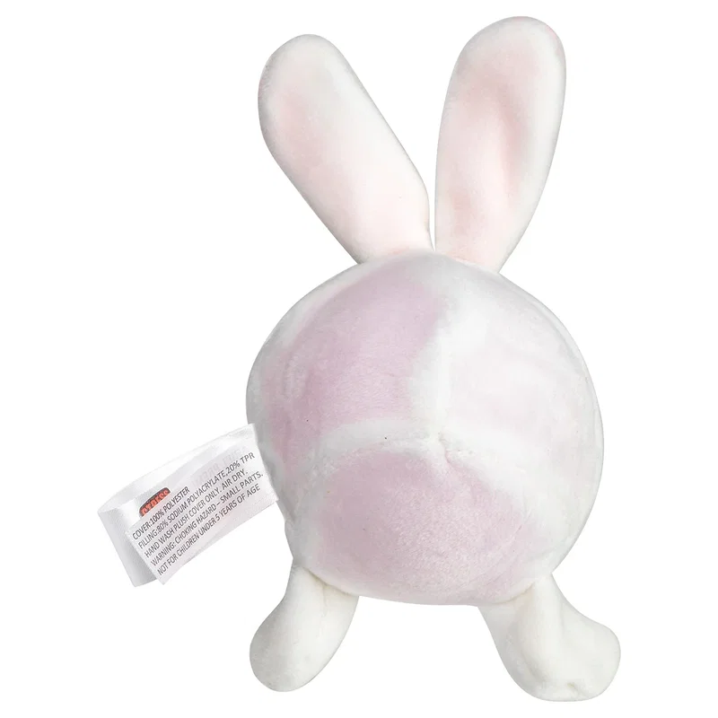 Stress Busters custom plush squeeze toy style, side angle view