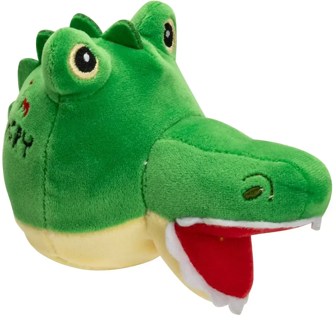 Branded gator promotional stress ball, side profile