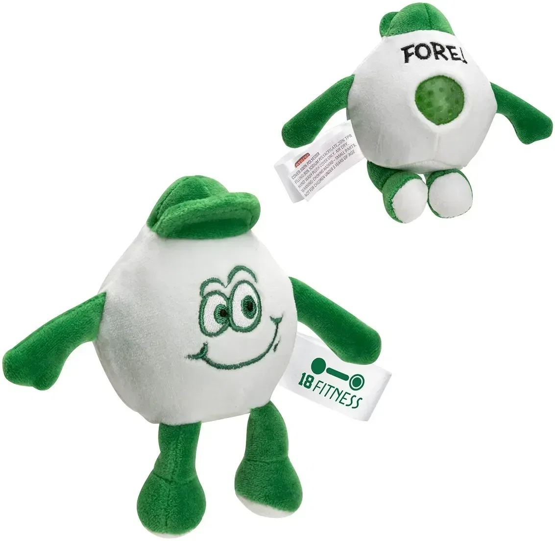 Custom Stress Busters golfer stress reliever giveaway, front view