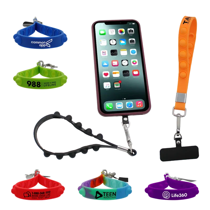 Stress Pop Wristlet Phone Holder