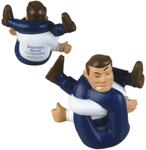 Customizable Stressed-Out Man Stress Reliever
