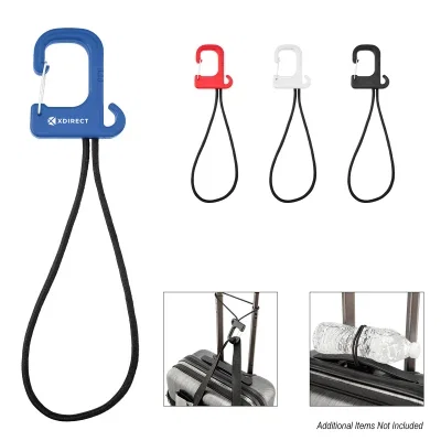 Clip end shown up close beside the elastic cord