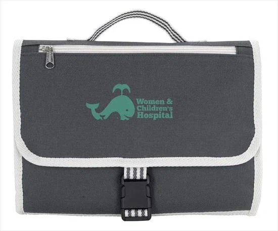 Atchison® Stripe Diaper Changing Travel Pouch/Mat