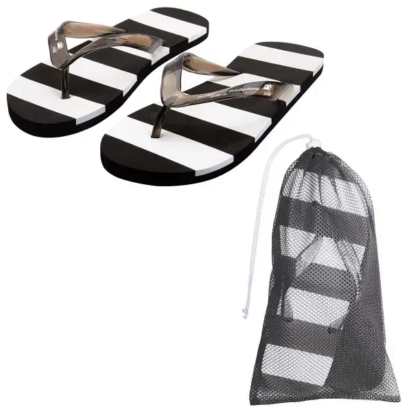 Promotional Striped Adult Flip Flop — view 2