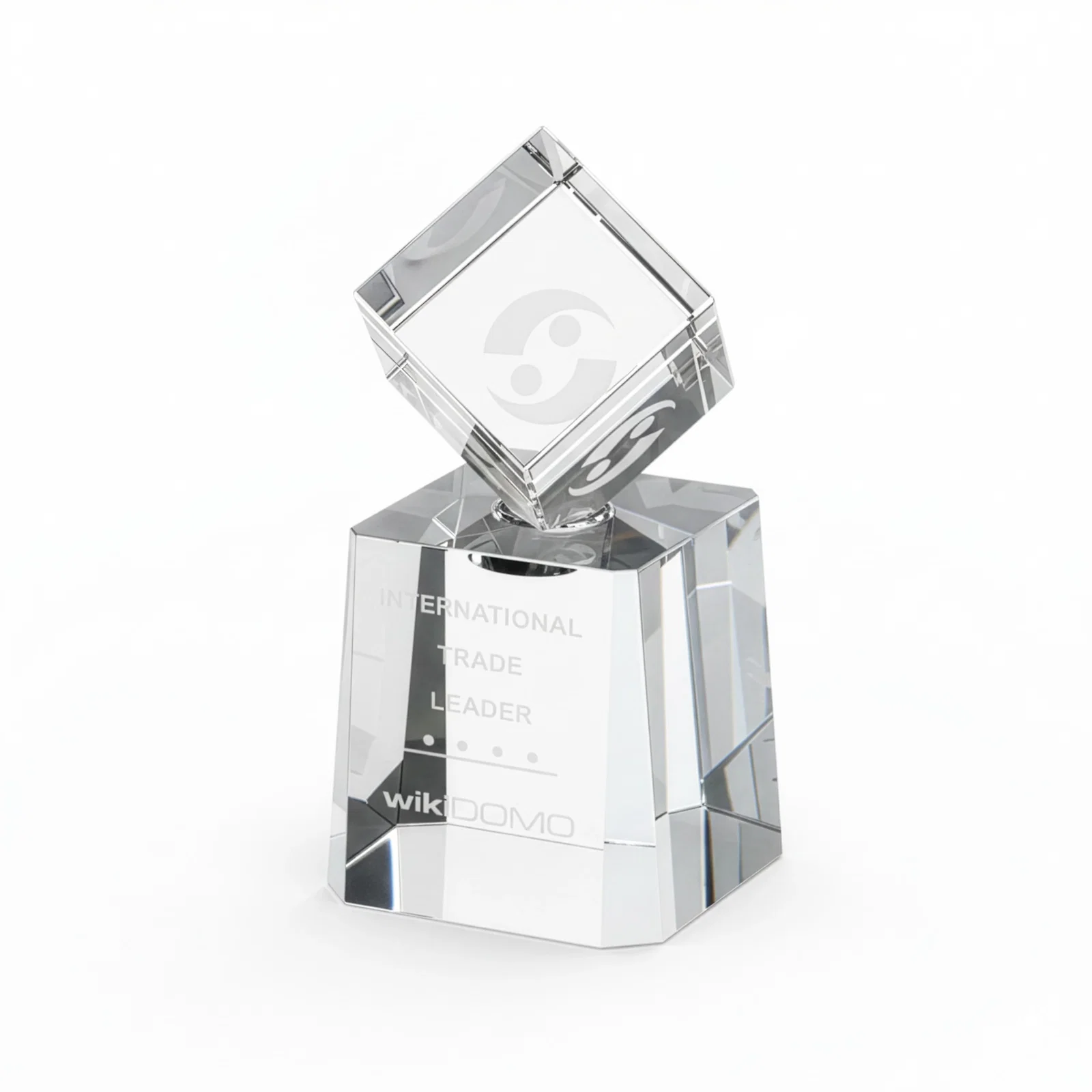 Stroud Rotating Cube Award — view 2