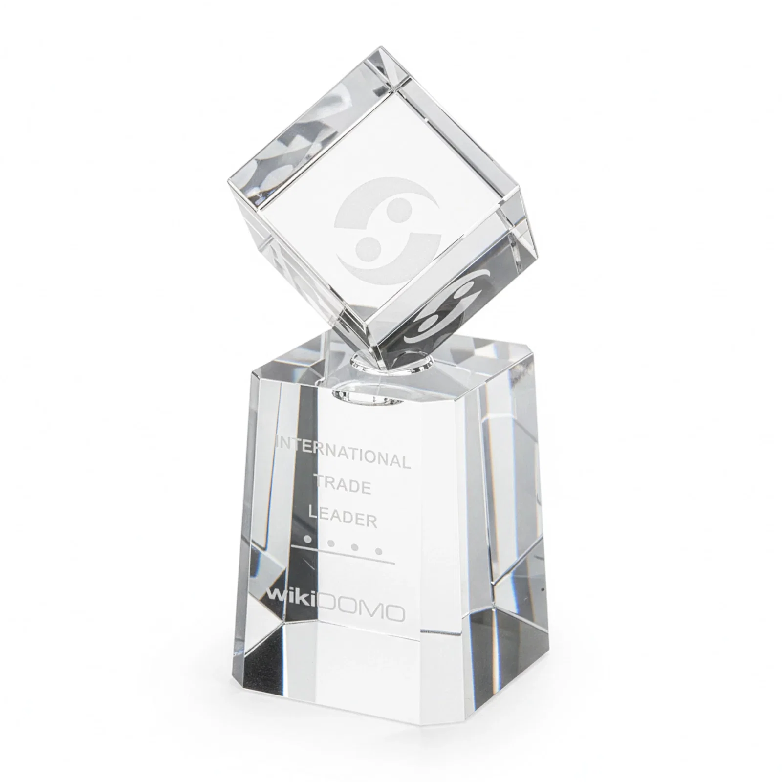 Stroud Rotating Cube Award — view 3