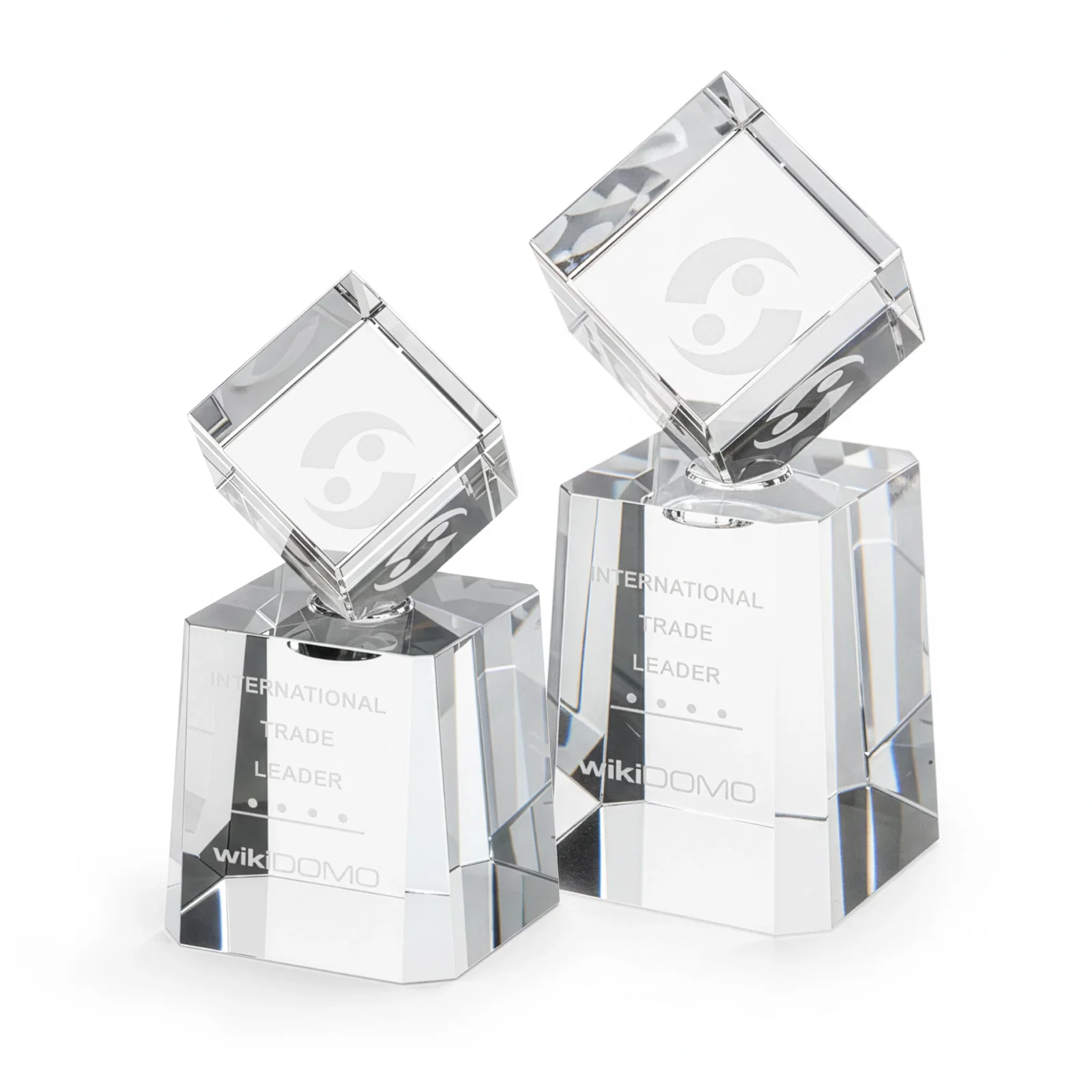 Stroud Rotating Cube Award — view 4