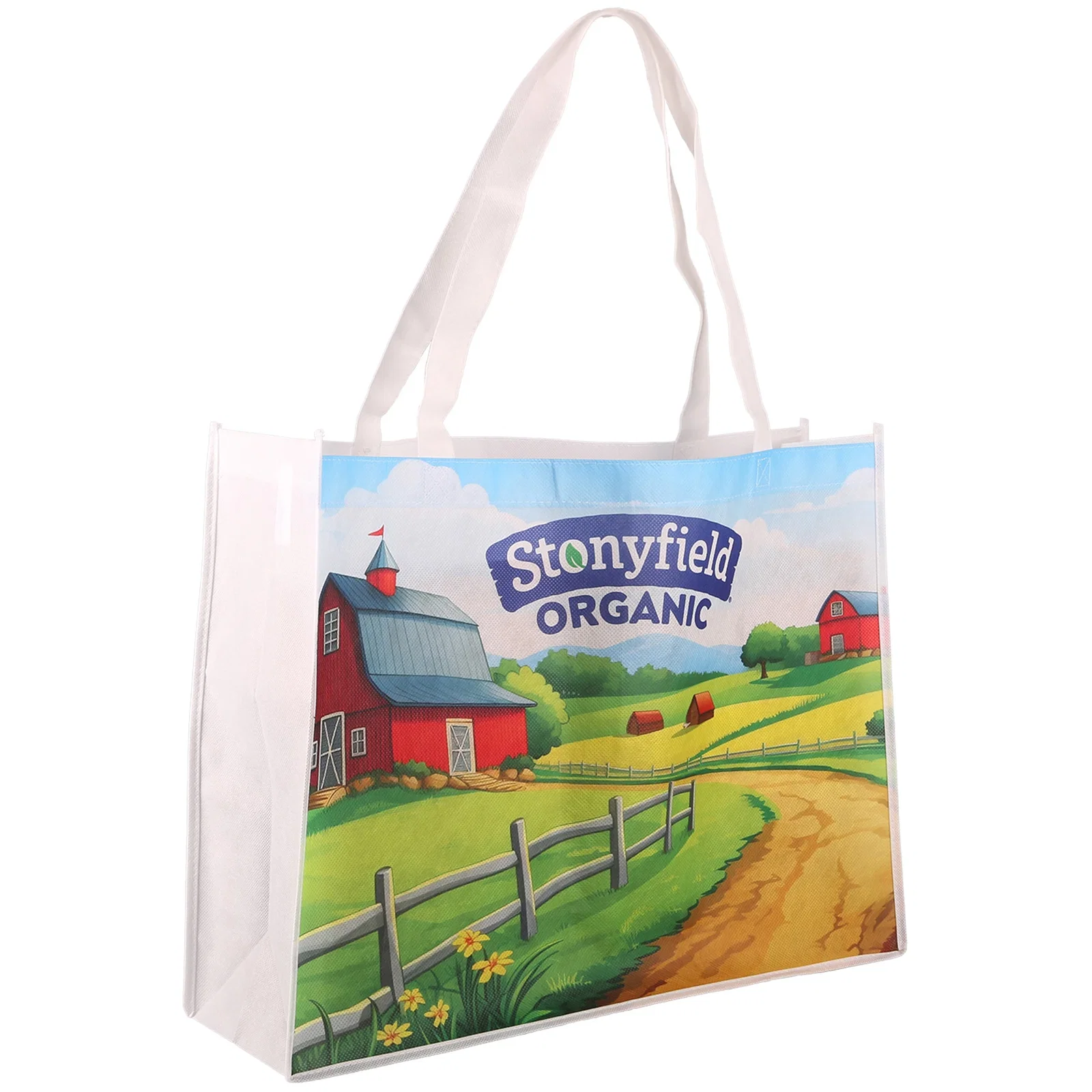Sublimated Large Non-Woven Shopping Tote — view 10