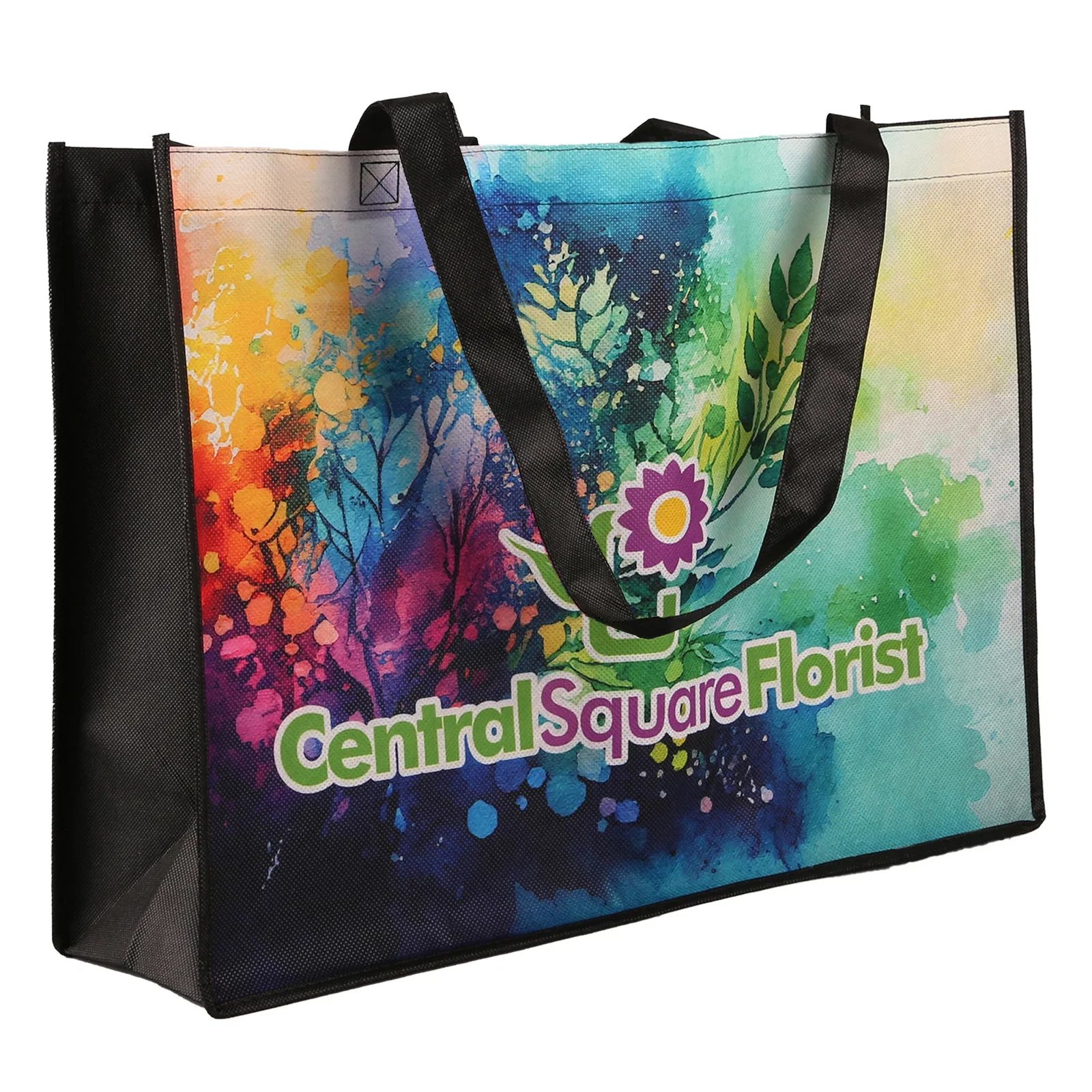 Sublimated Large Non-Woven Shopping Tote — view 13