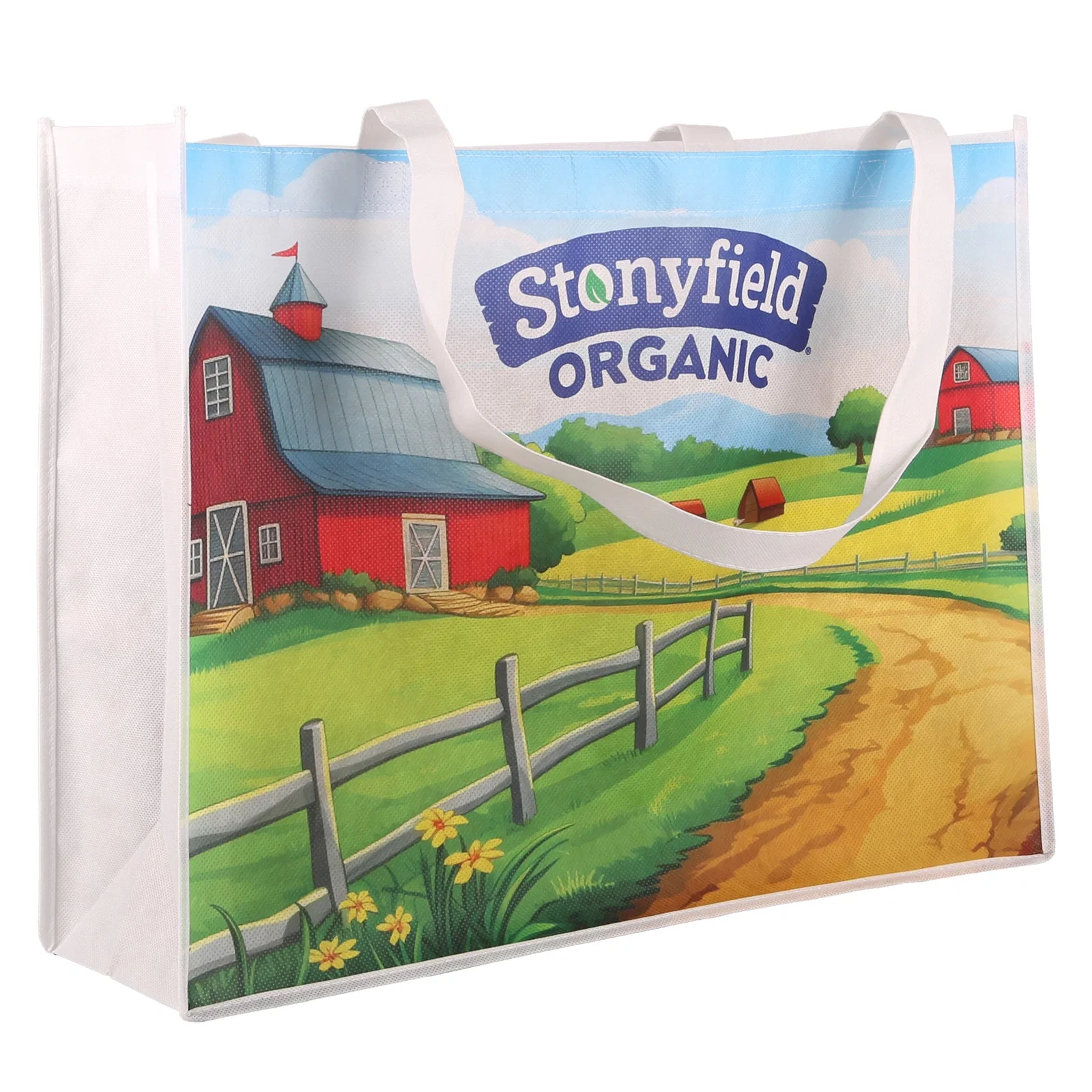 Sublimated Large Non-Woven Shopping Tote — view 15