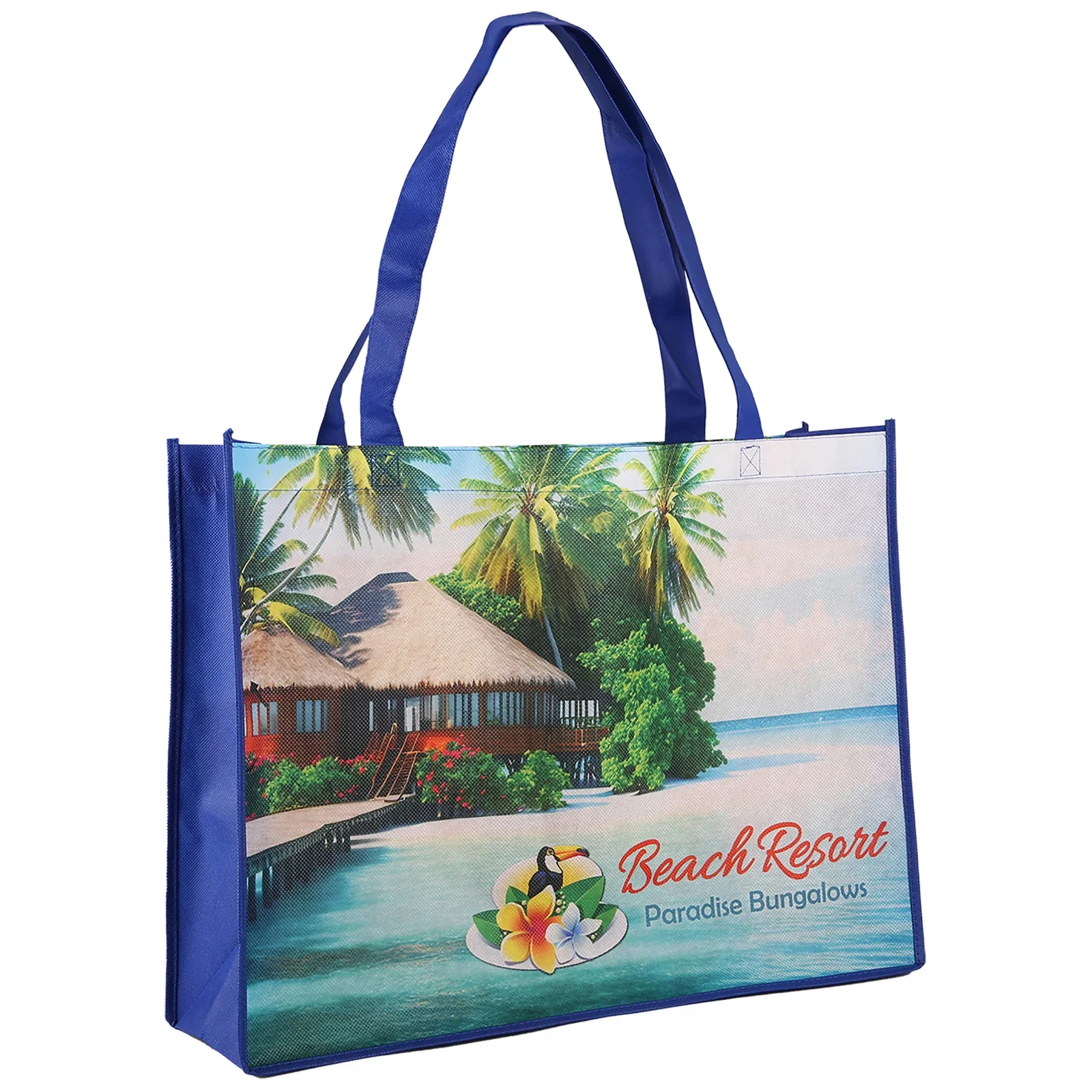 Sublimated Large Non-Woven Shopping Tote — view 7