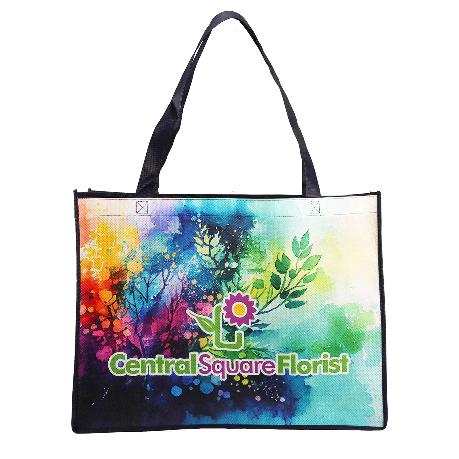Sublimated Large Non-Woven Shopping Tote (2-Sided) — view 11
