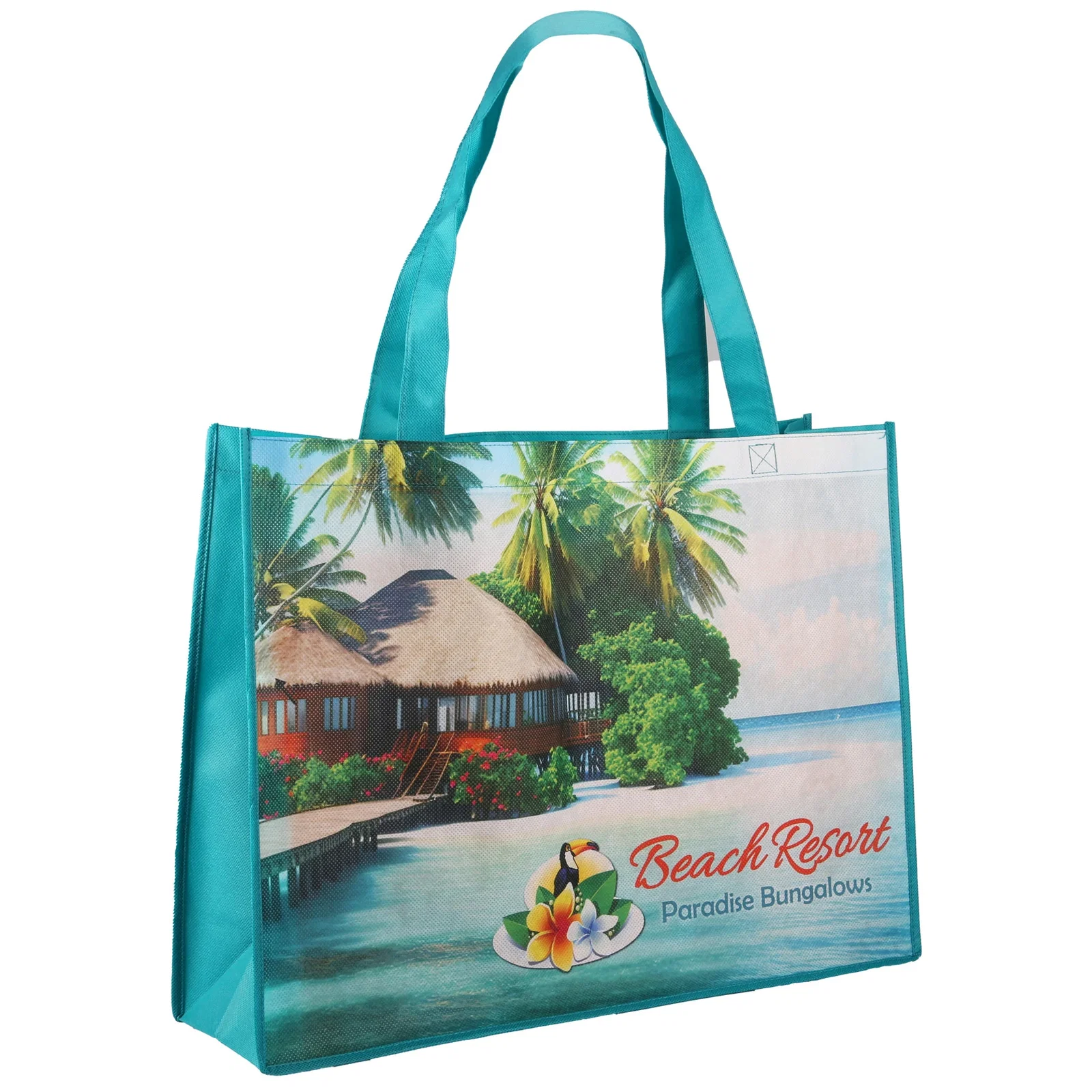 Sublimated Large Non-Woven Shopping Tote (2-Sided) — view 12